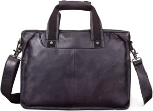 14Inch Mens Handbags Messenger Shoulder Bags Genuine Leather Business Briefcases Laptop Bags Crossbody Bags