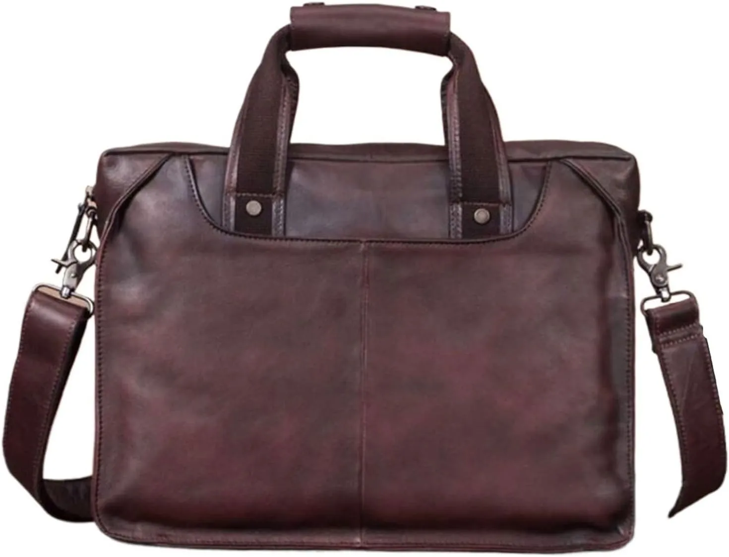 14Inch Mens Handbags Messenger Shoulder Bags Genuine Leather Business Briefcases Laptop Bags Crossbody Bags