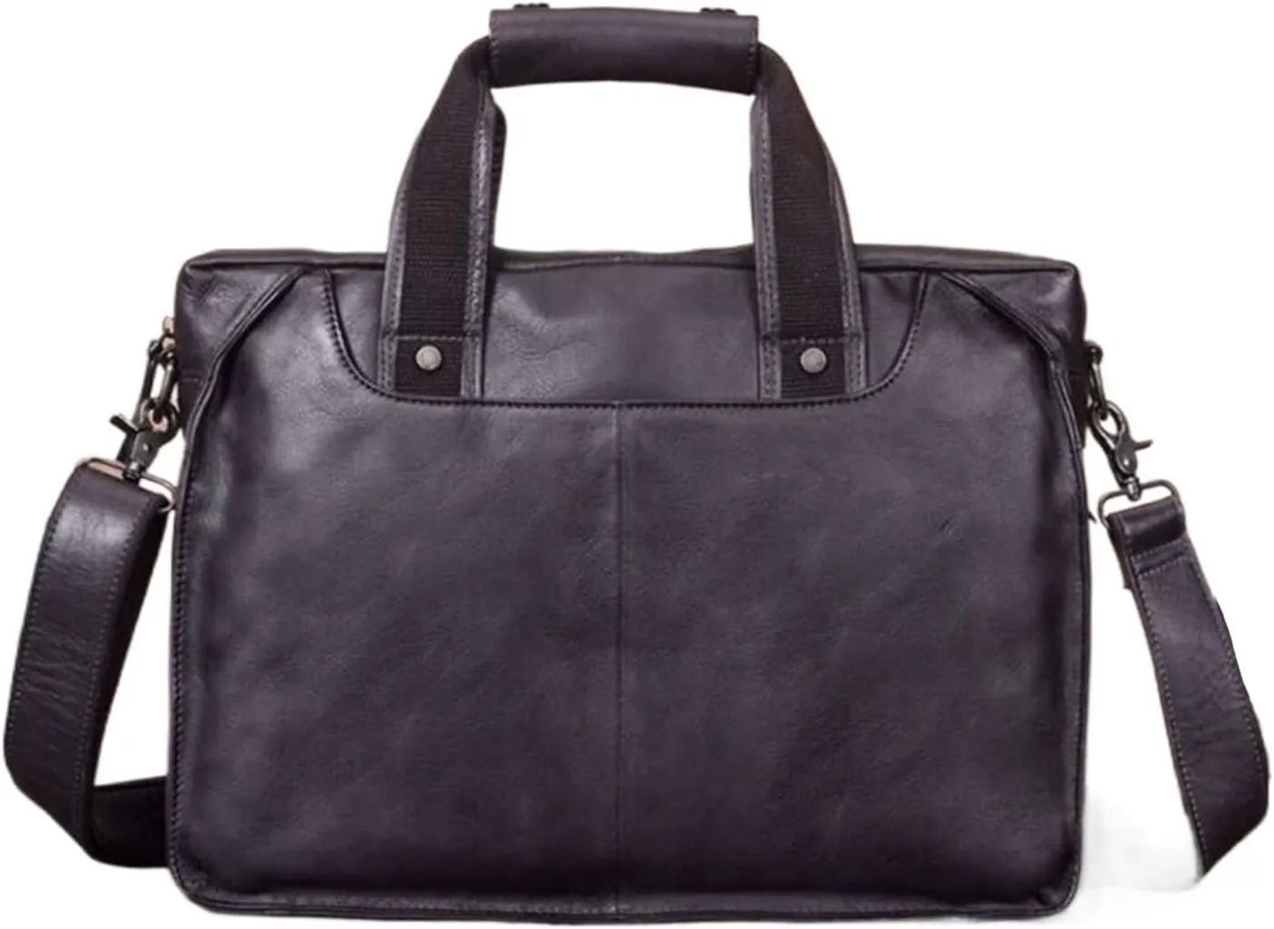 14Inch Mens Handbags Messenger Shoulder Bags Genuine Leather Business Briefcases Laptop Bags Crossbody Bags