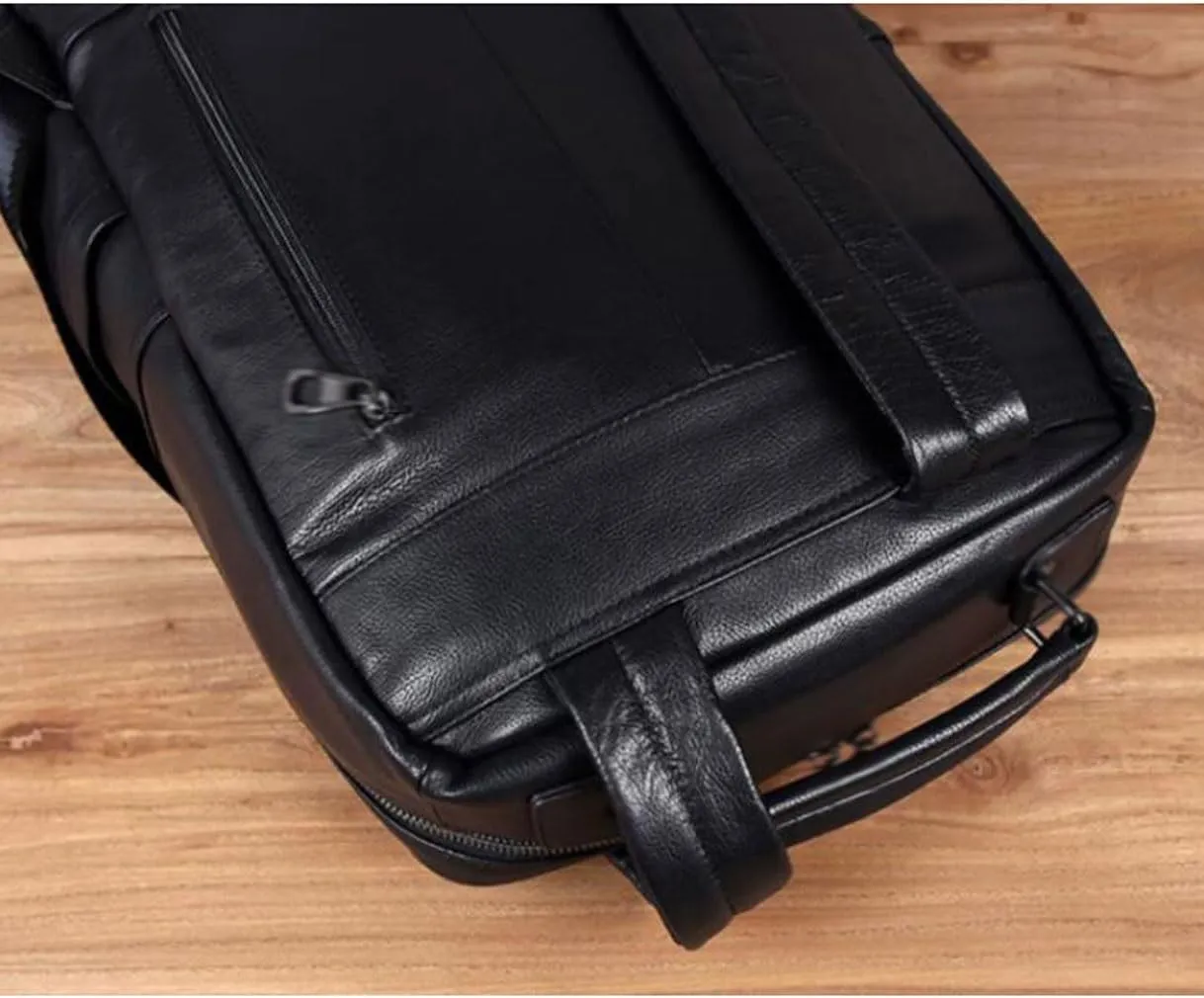 16.5Inch Travel Bags Genuine Leather Backpacks Mens Laptop Bags Computers Bags Casual Daypack Briefcases