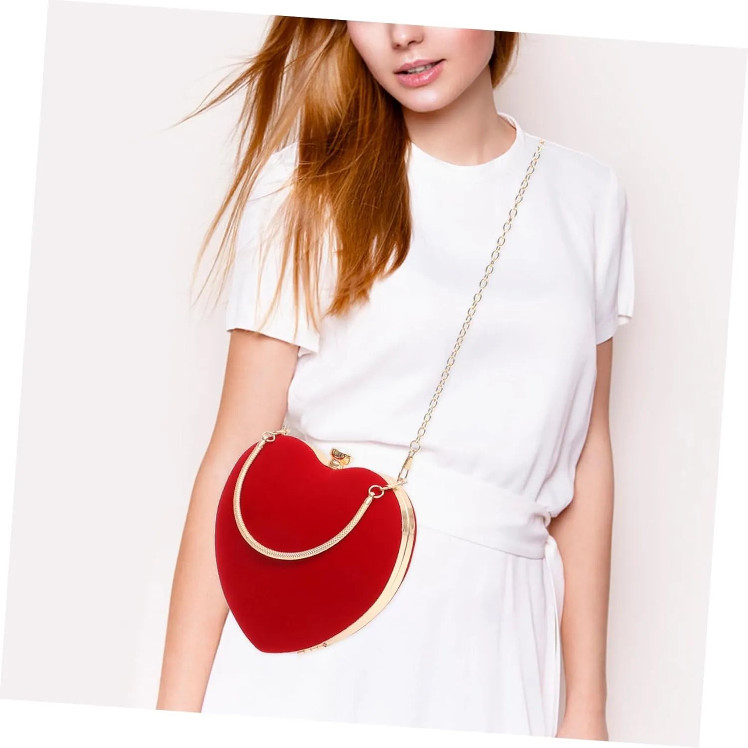1pc Name Card Holder Business Cards Holder Heart Handbag Business Card Holders Party Packs Party Bag