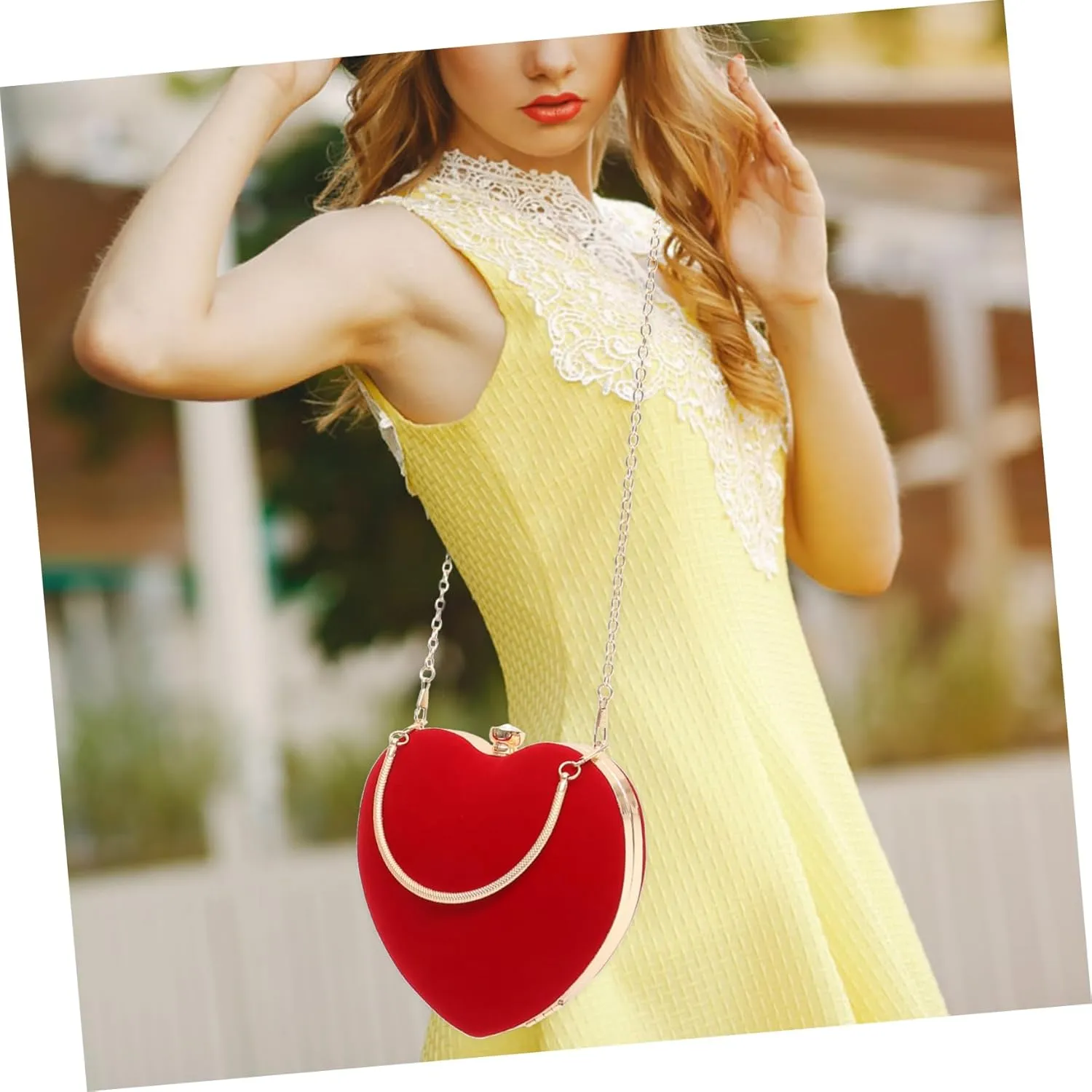1pc Name Card Holder Business Cards Holder Heart Handbag Business Card Holders Party Packs Party Bag