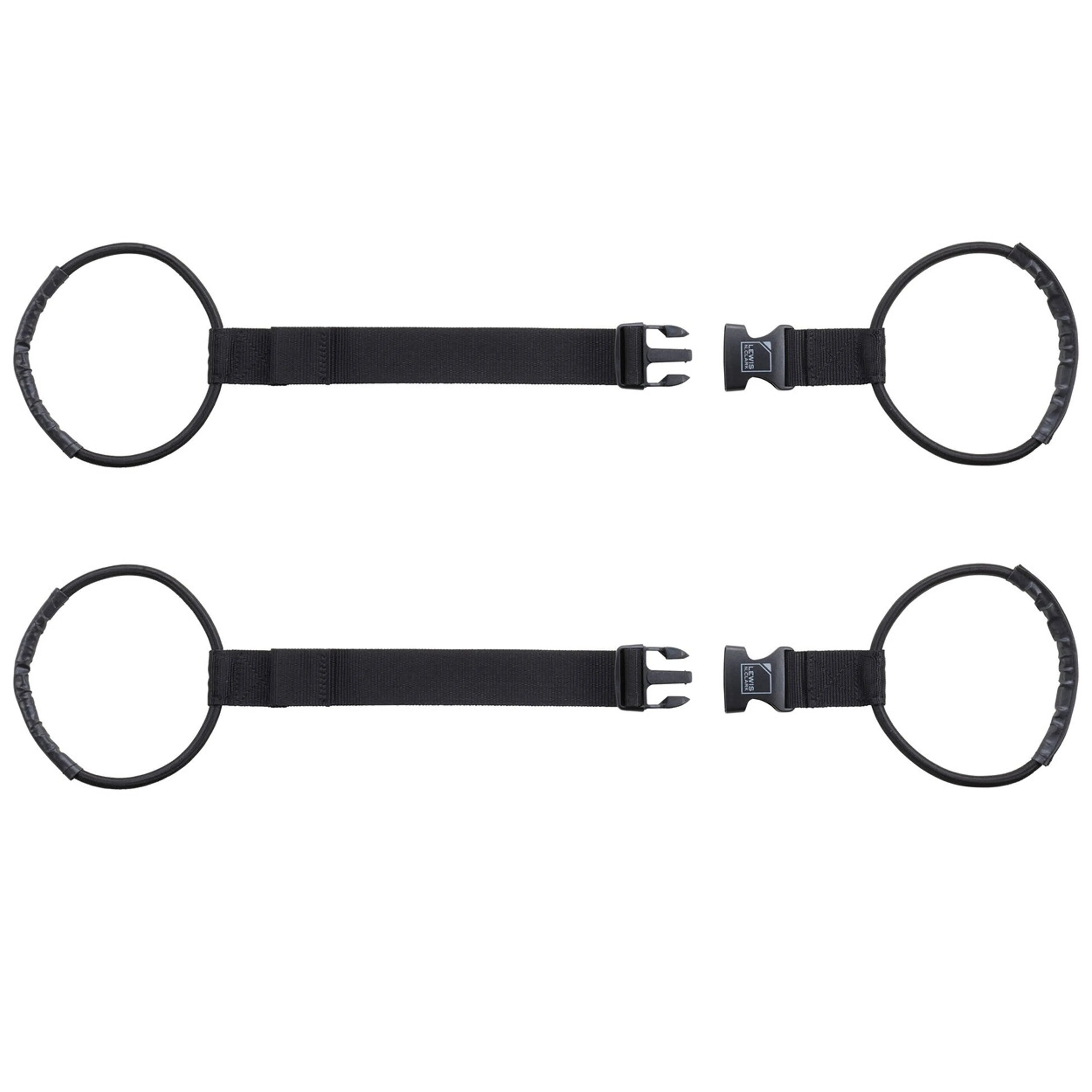 2 Pk Lewis N Clark Add A Bag Luggage Straps Suitcase Adjust Belt Bungee Travel