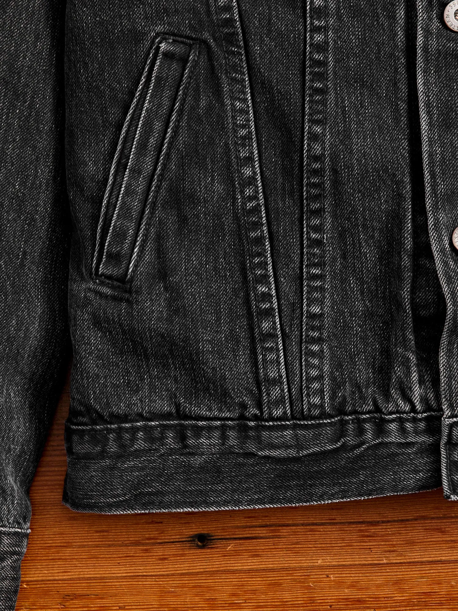 222x Stonewashed Type-3 Denim Jacket in Black