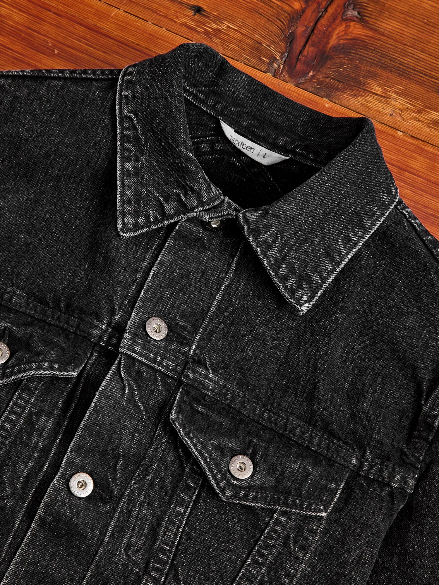 222x Stonewashed Type-3 Denim Jacket in Black