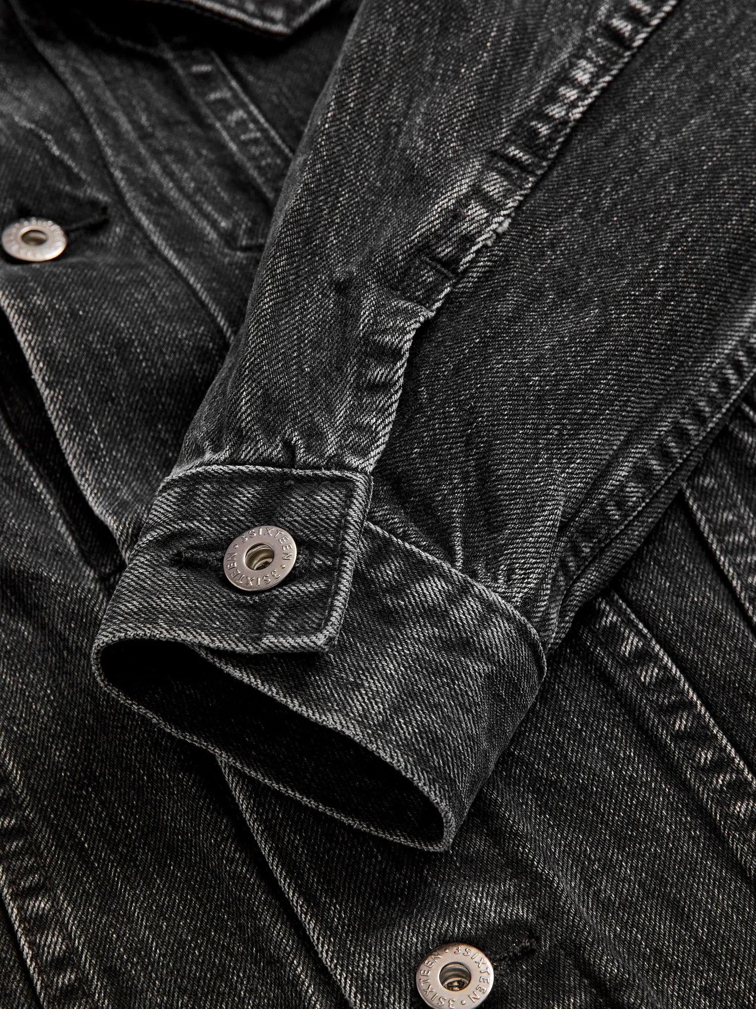 222x Stonewashed Type-3 Denim Jacket in Black
