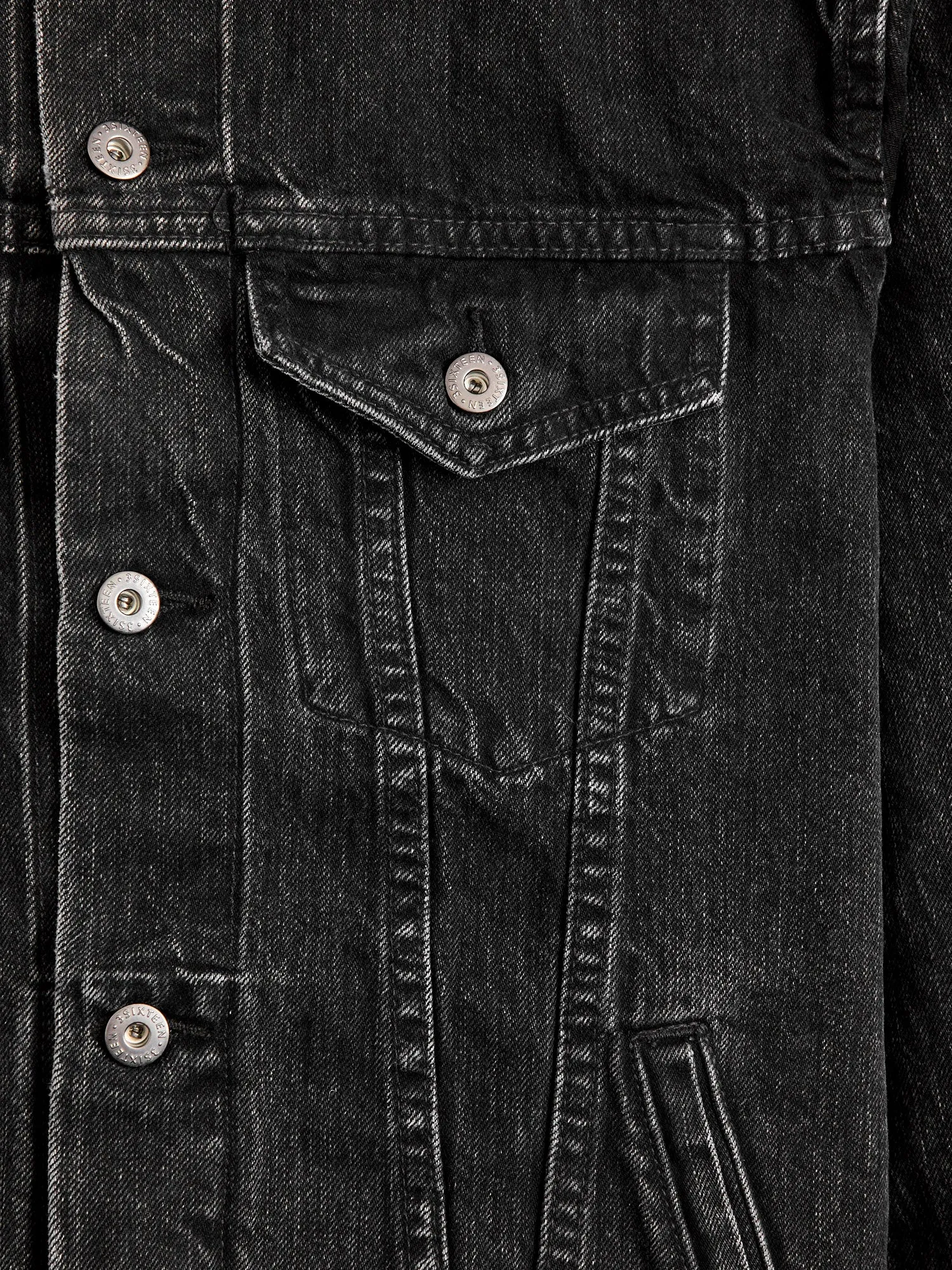 222x Stonewashed Type-3 Denim Jacket in Black