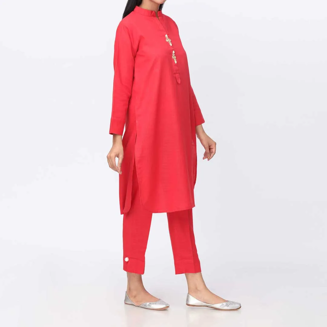 2PC- Solid Khaddar Suit PW9113
