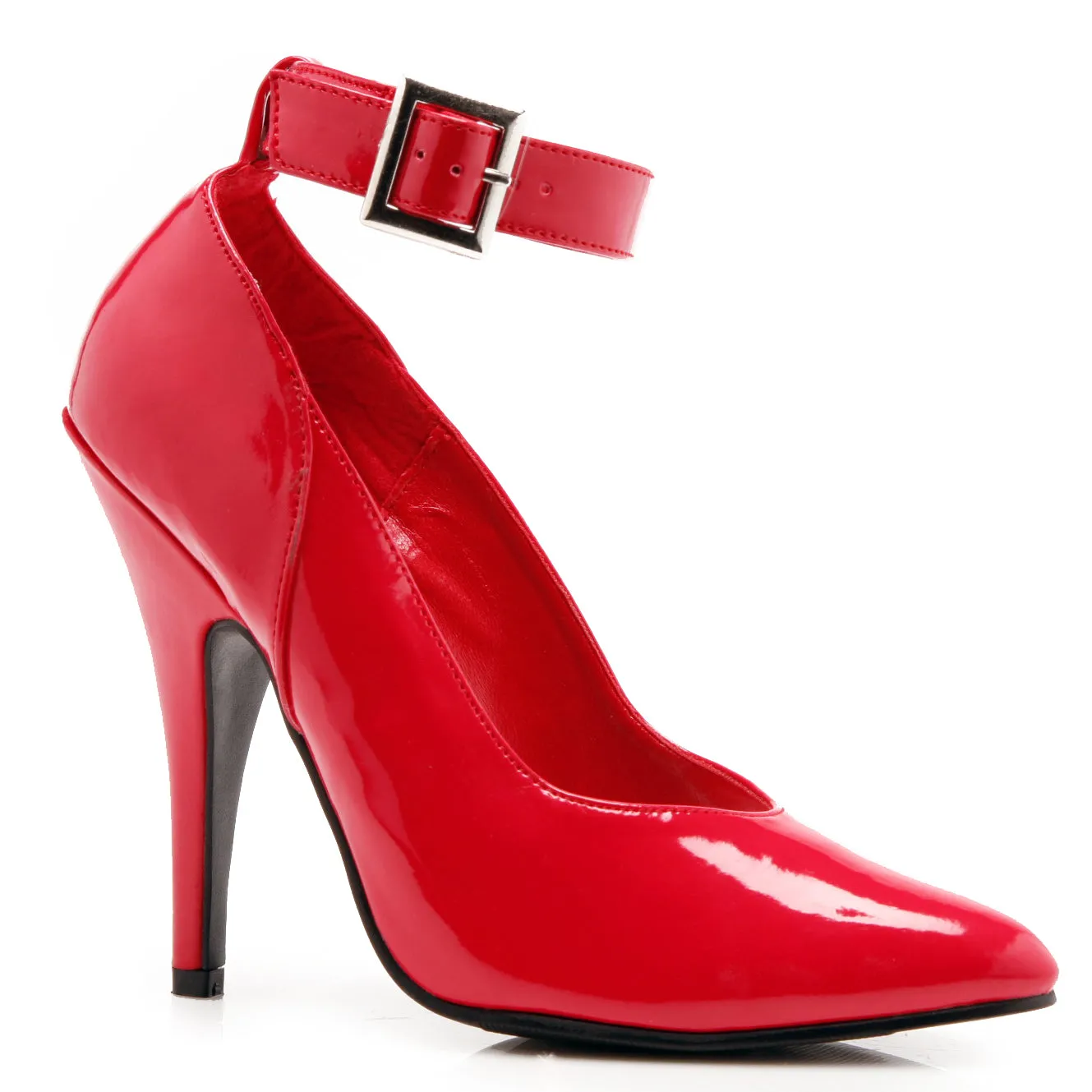 5 Heel Pump With Ankle Strap