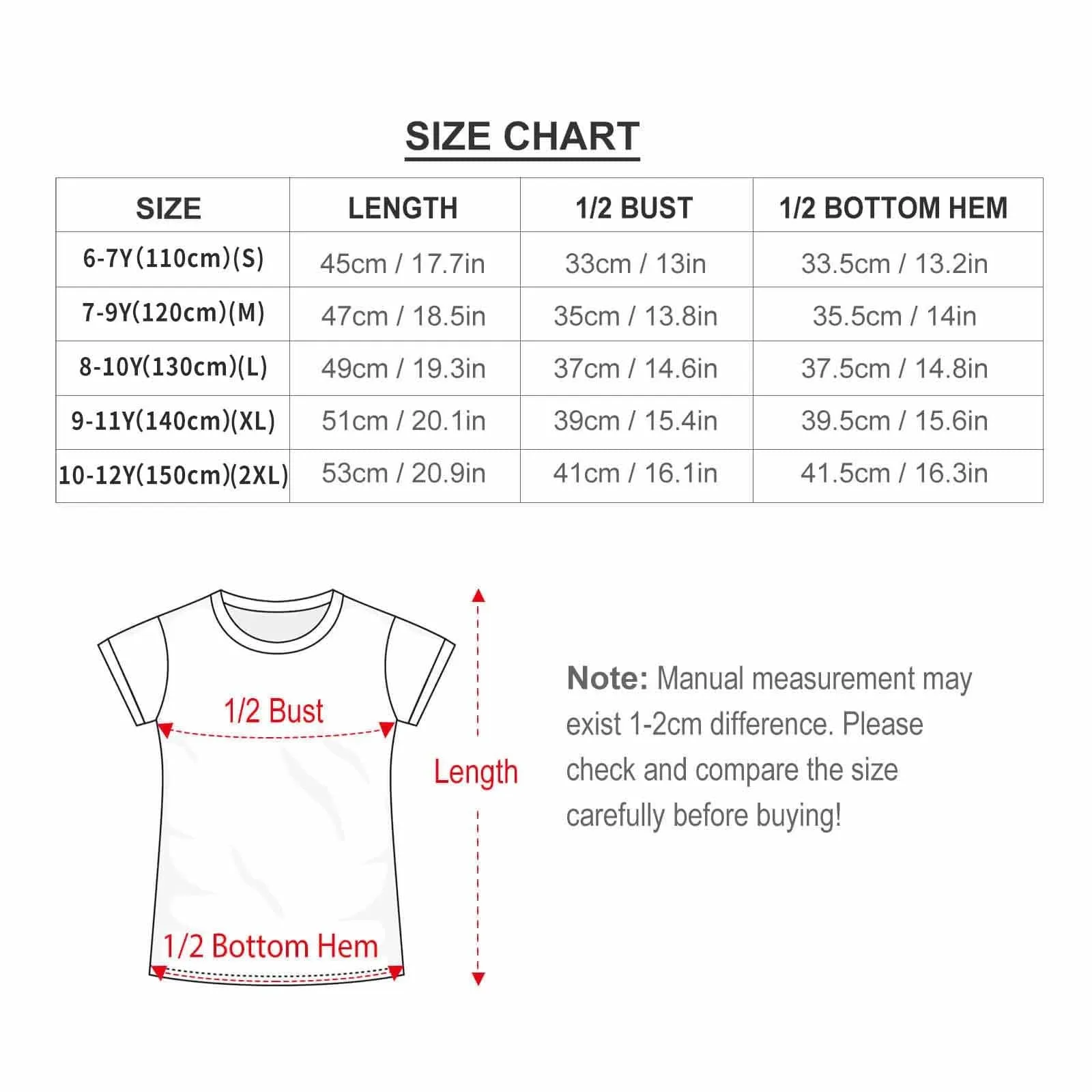 #6-12Y Custom Face Riding a Unicorn Cute Kid's T-shirt For Boy Girl