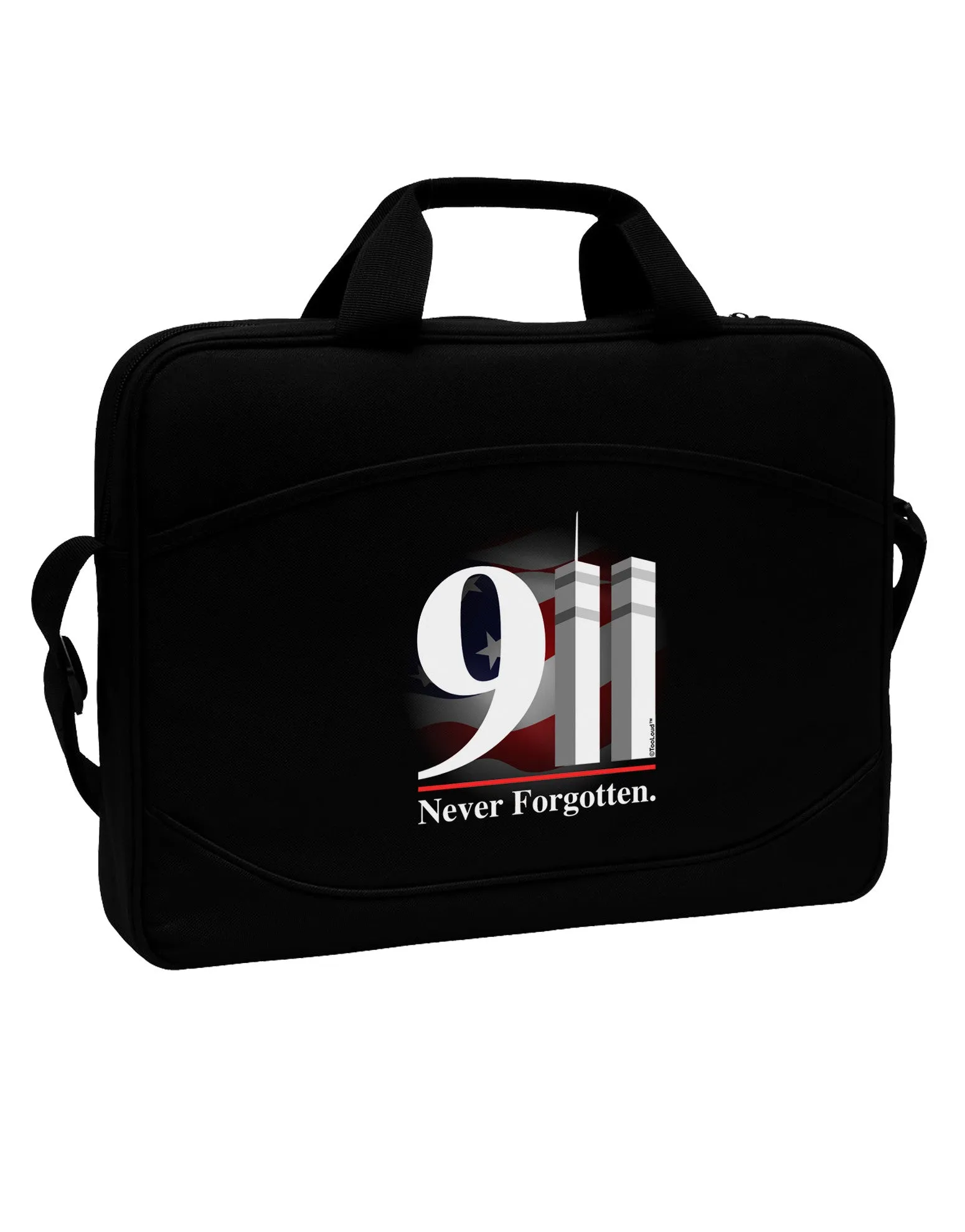 911 Never Forgotten 15&#x22; Dark Laptop / Tablet Case Bag