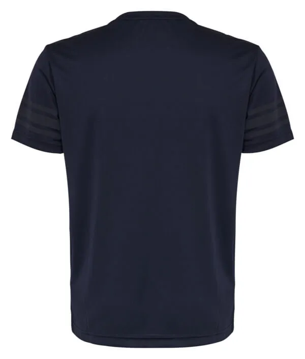 Abramo Men Polyester Navy Blue T-Shirt