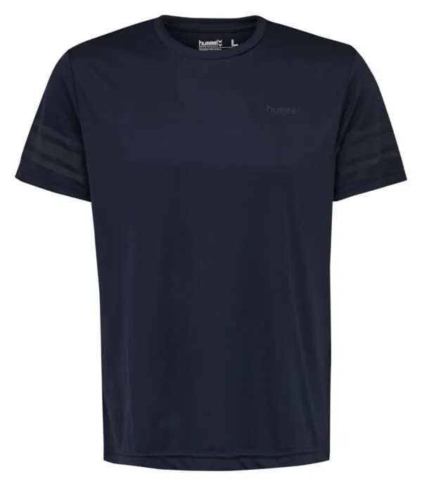 Abramo Men Polyester Navy Blue T-Shirt
