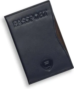 Alban RFID Passport Holder Women Men RFID Blocking Travel Passport Wallet Case Genuine Leather Passport Cover porta pasaporte