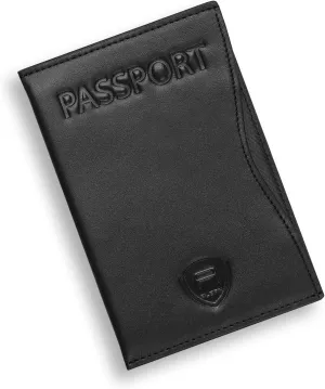 Alban RFID Passport Holder Women Men RFID Blocking Travel Passport Wallet Case Genuine Leather Passport Cover porta pasaporte