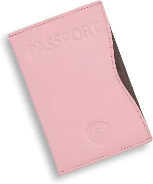 Alban RFID Passport Holder Women Men RFID Blocking Travel Passport Wallet Case Genuine Leather Passport Cover porta pasaporte