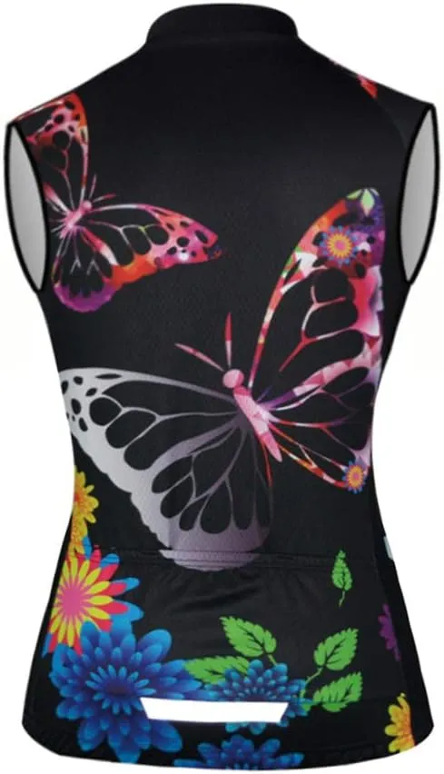 Aogda Sleeveless Cycling Jerseys Women Bike Tops Team Biking Shirts Bicycle Vests Clothing