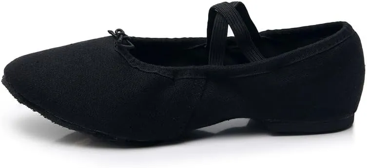 AOQUNFS Women's Professional Latin Ballroom Dance Shoes Closed Toe Practice Teaching Shoes for Salsa, Waltz