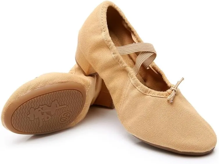 AOQUNFS Women's Professional Latin Ballroom Dance Shoes Closed Toe Practice Teaching Shoes for Salsa, Waltz