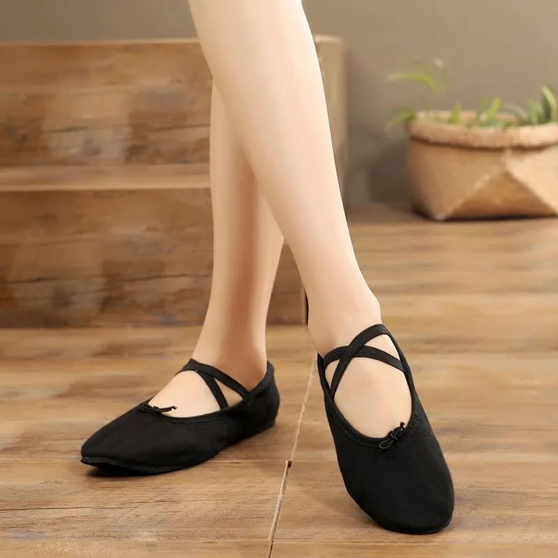AOQUNFS Women's Professional Latin Ballroom Dance Shoes Closed Toe Practice Teaching Shoes for Salsa, Waltz