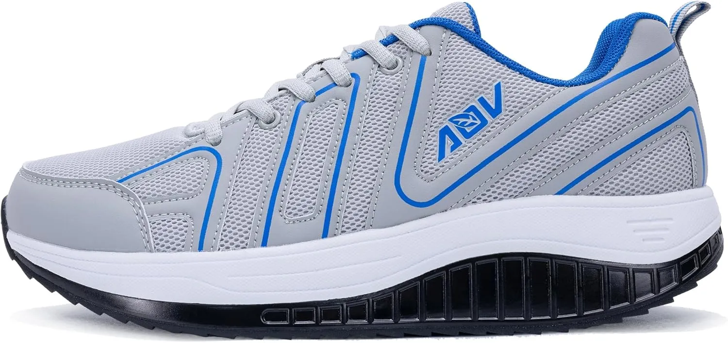 AOV Men's Walking Shoes Arch Support Plantar Fasciitis Sneakers Orthotic Fashion Tennis Sneakers for Gym Workout