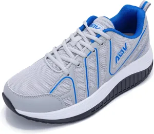 AOV Men's Walking Shoes Arch Support Plantar Fasciitis Sneakers Orthotic Fashion Tennis Sneakers for Gym Workout