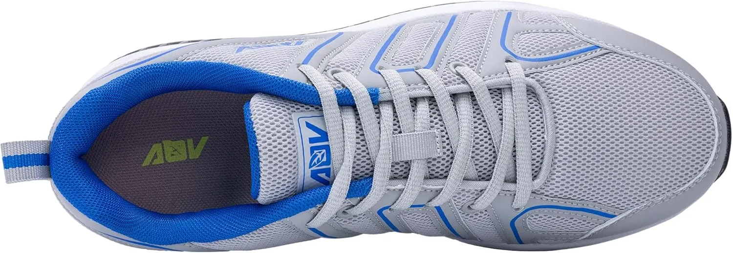 AOV Men's Walking Shoes Arch Support Plantar Fasciitis Sneakers Orthotic Fashion Tennis Sneakers for Gym Workout