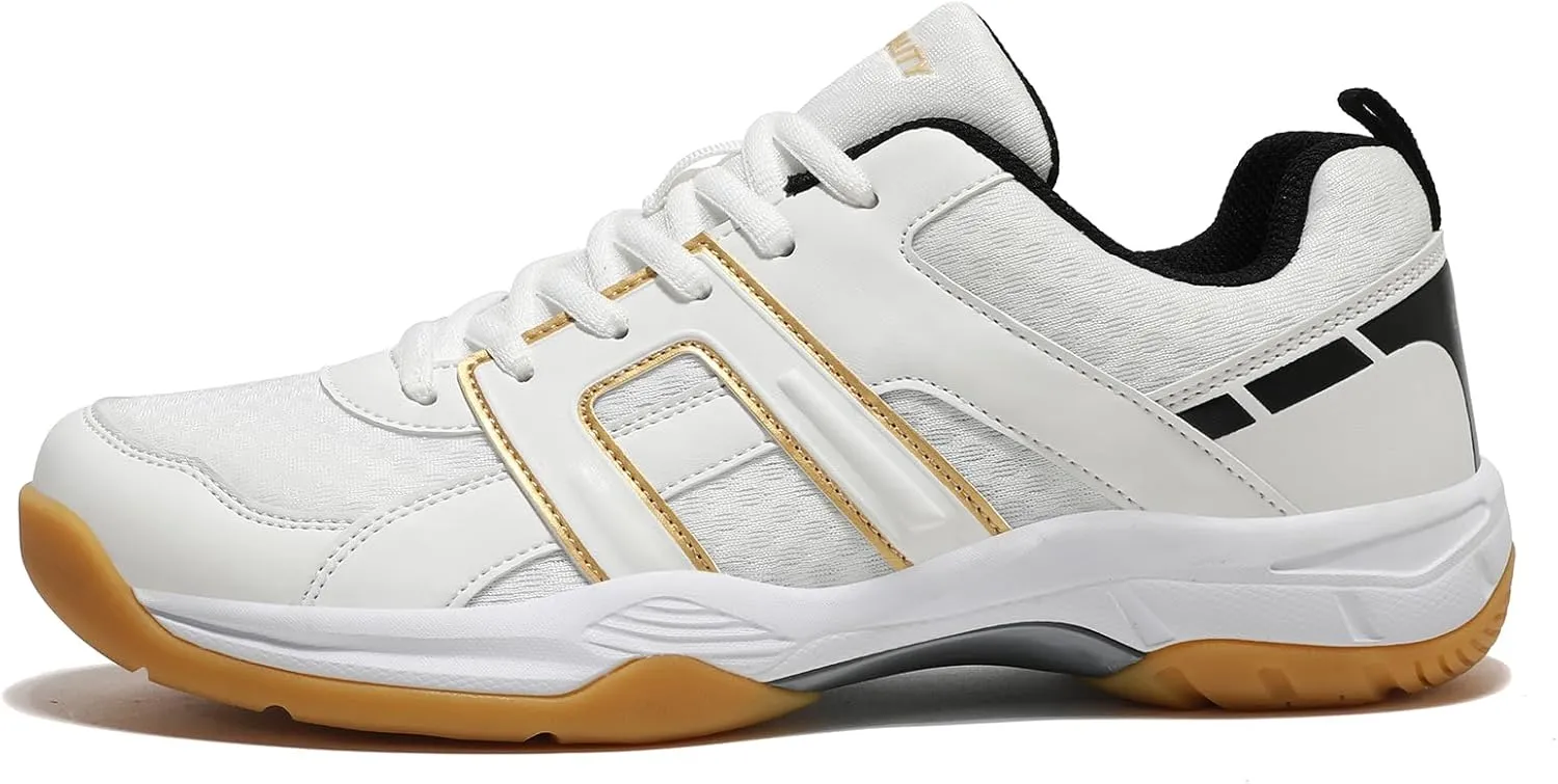 ASHION Pickleball Shoes for Men Tennis Shoes Sneakers for All Court Racquetball Athletic Shoes for Racquet Sport | Arch Support