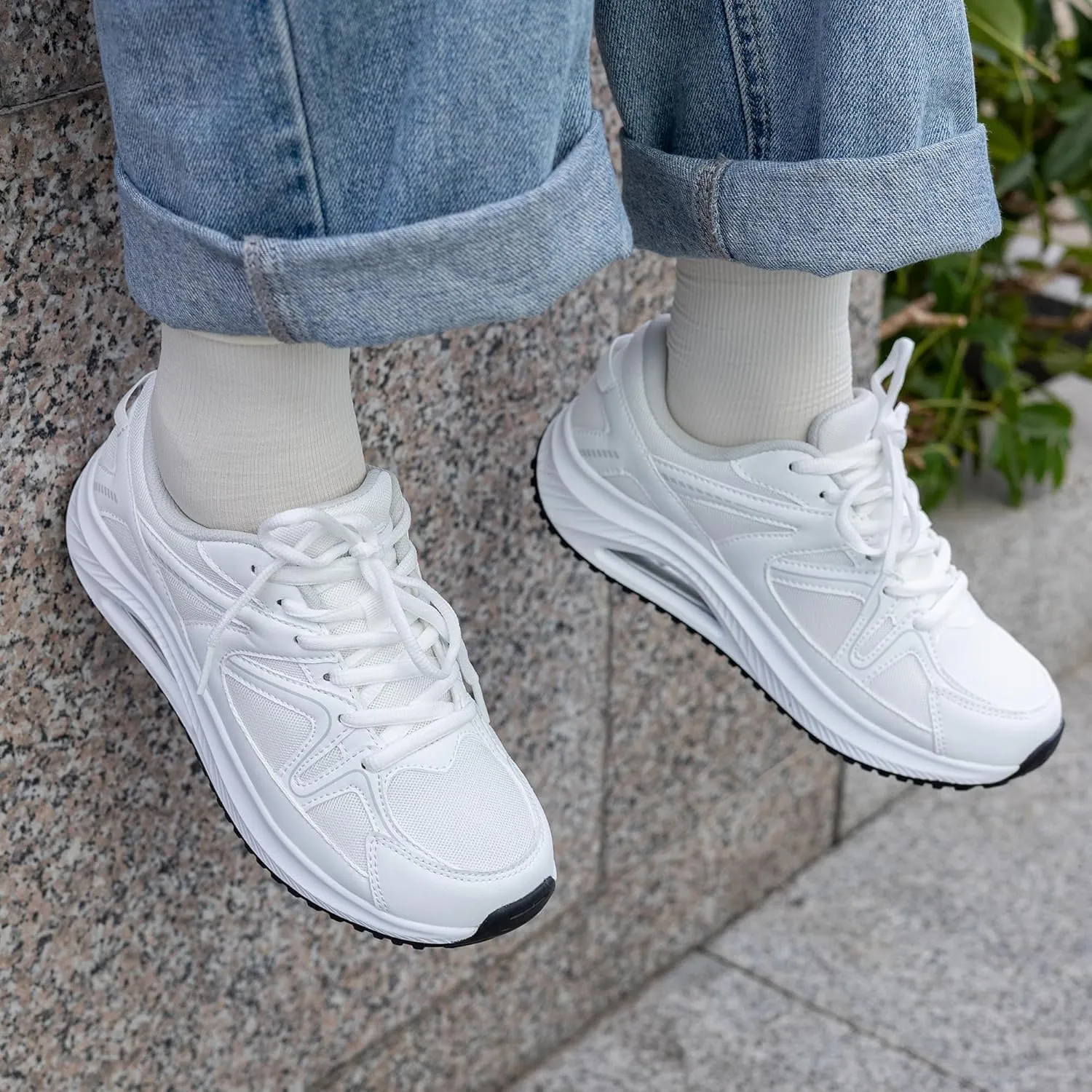 Autper Womens Walking Shoes Arch Support Orthotic Fashion Sneakers Air Tennis Shoes for Plantar Fasciitis Pain Relief US 6-11