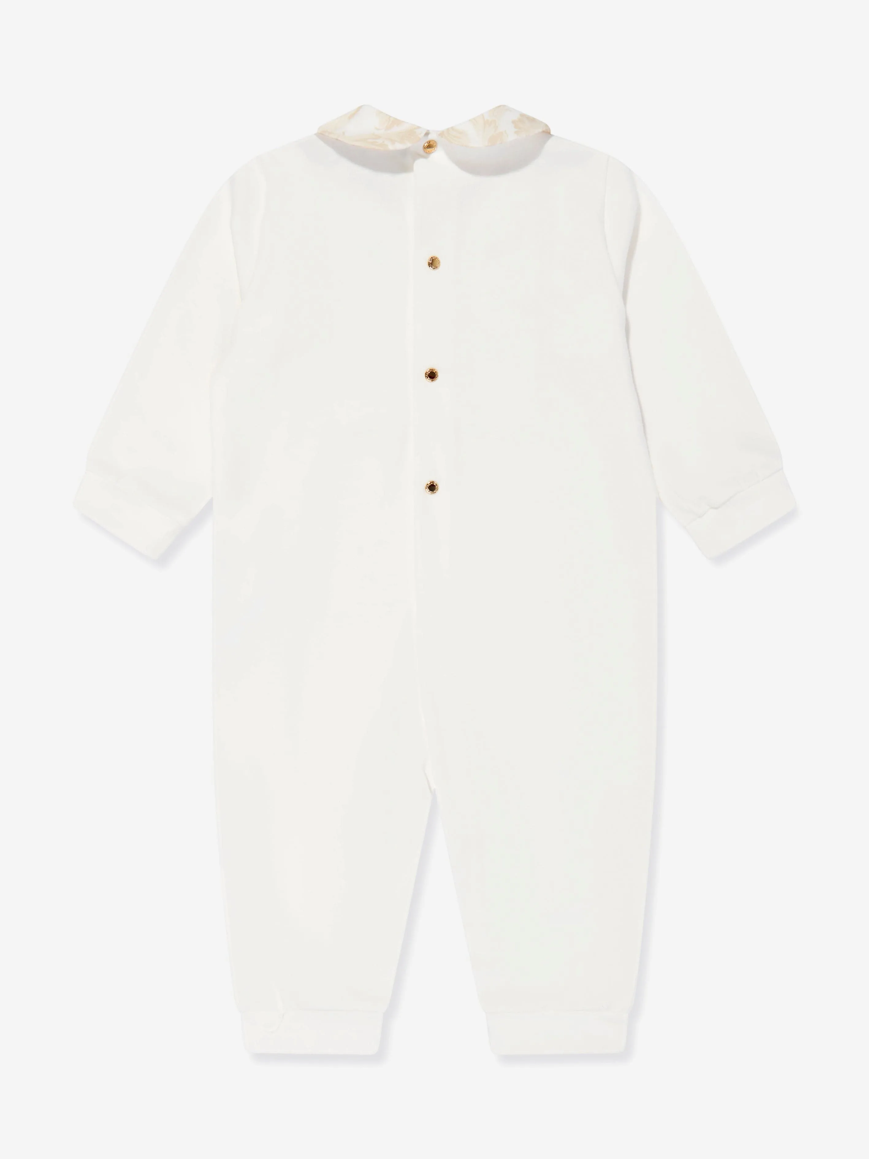 Baby Barocco Romper in White