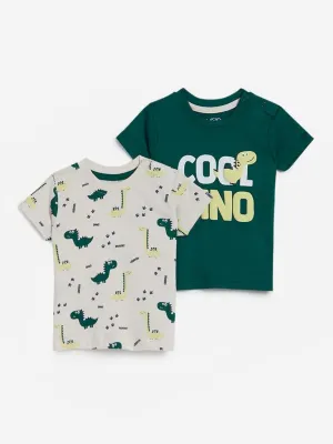 Baby HOP Green T-Shirt Set of Two