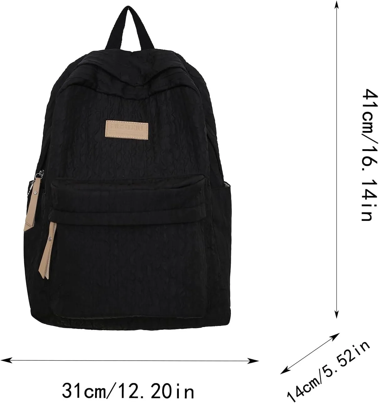 Backpack New Durable Load Reducing Large Capacity Student Shoulders Bag Camera Backpacks for Women (White, One Size)