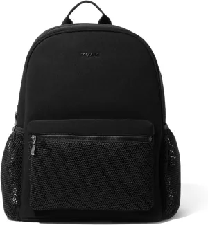 Baggallini On The Go Laptop Backpack Black Neoprene One Size