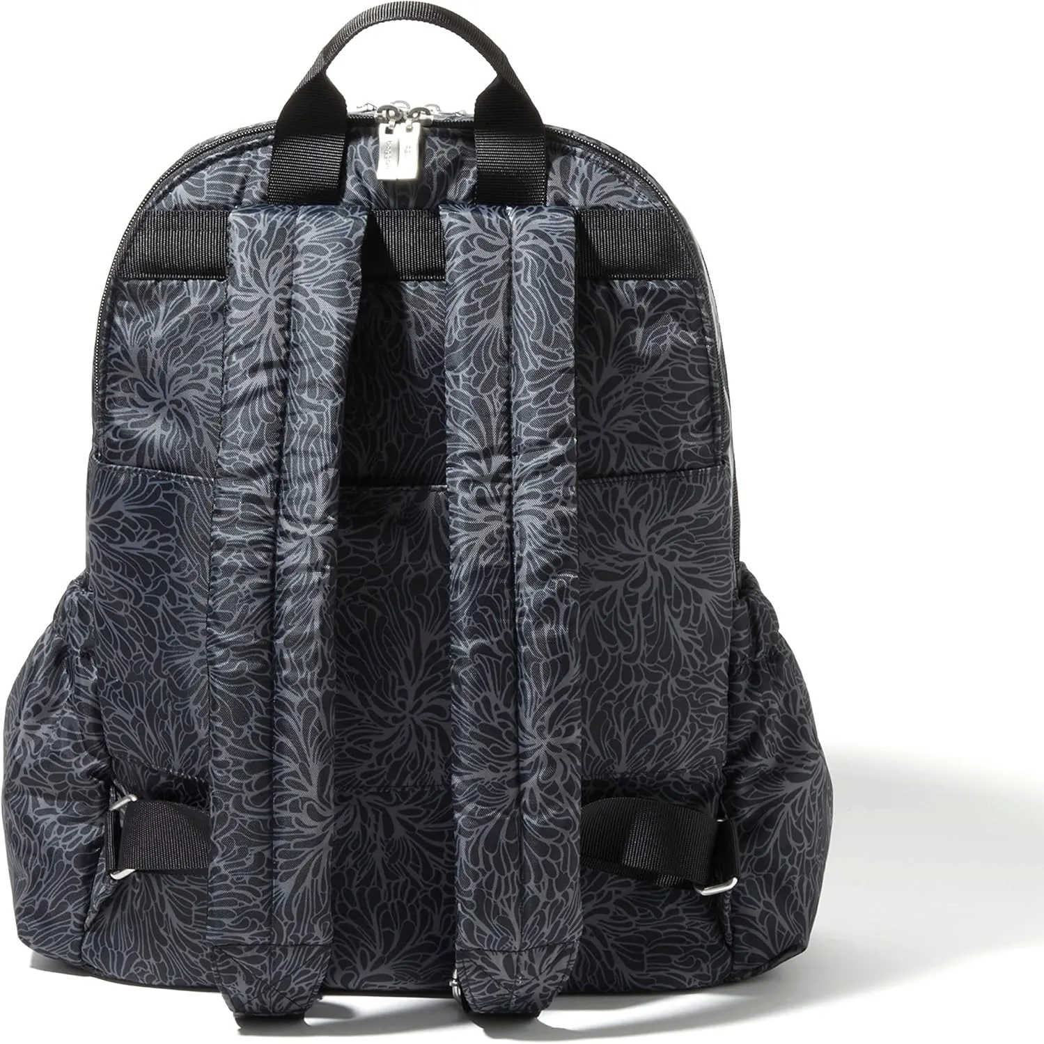 Baggallini On The Go Laptop Backpack Midnight Blossom Print One Size