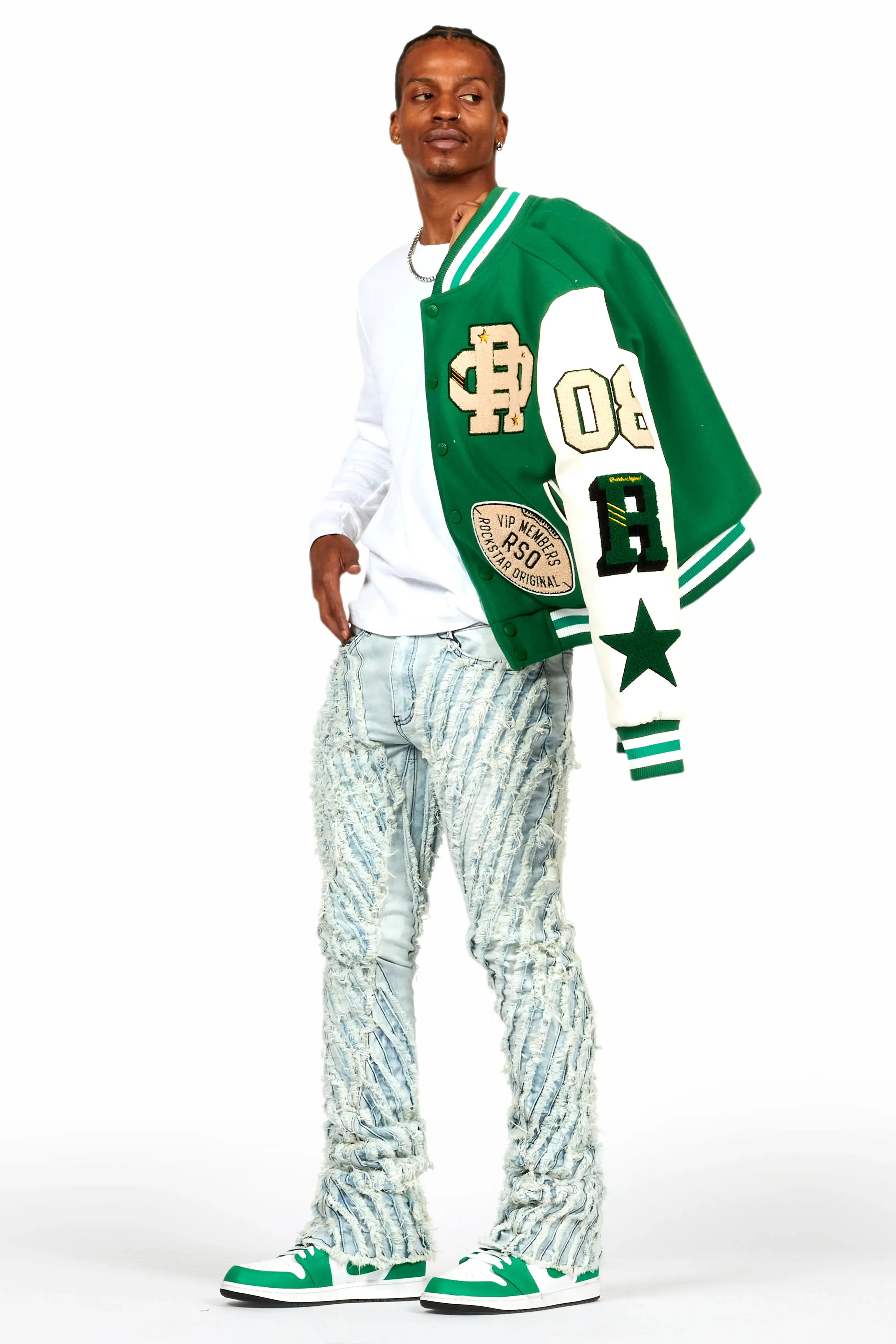 Balser Green Varsity Jacket