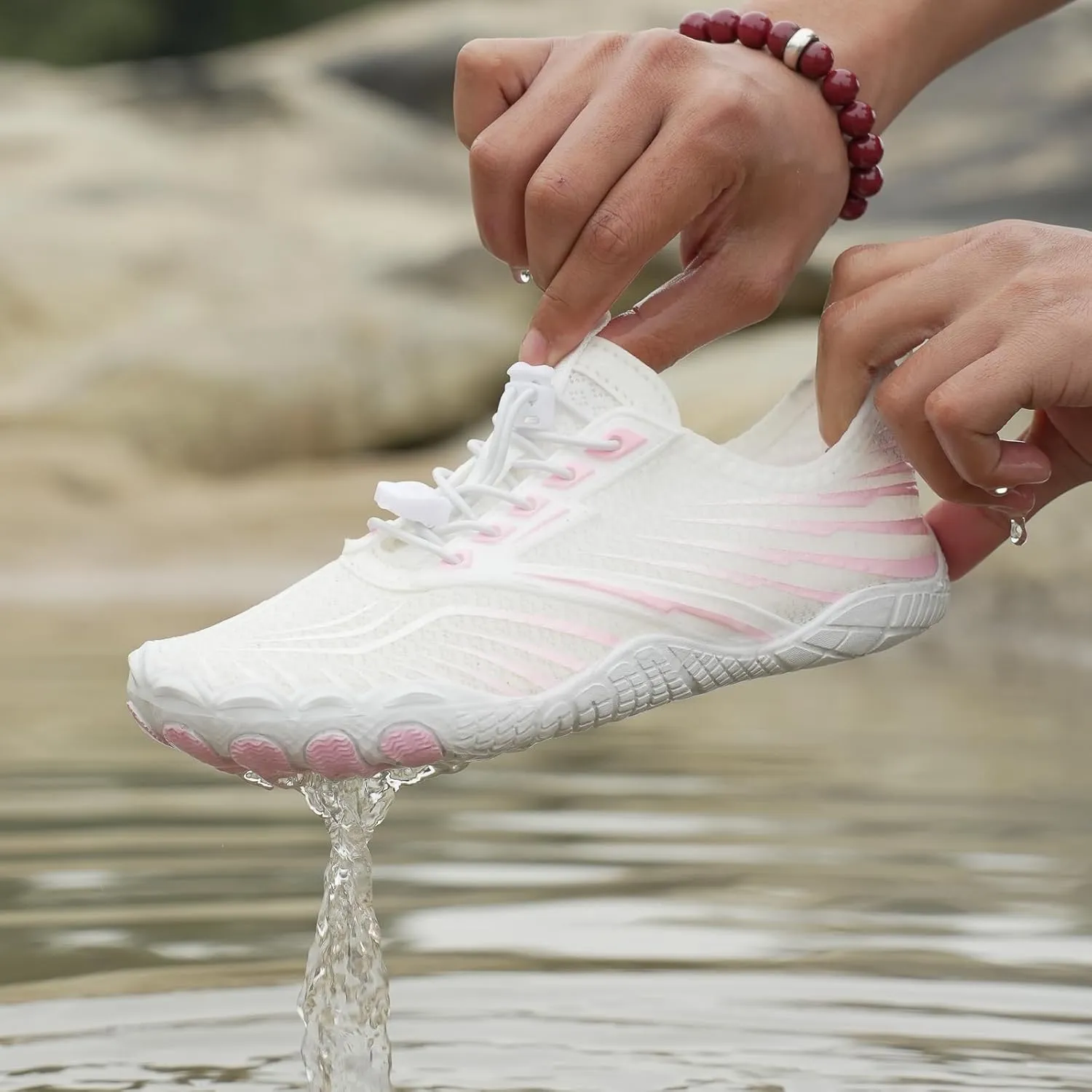 Barefoot Womens Men Pro Shoes with Wide Toe Box Healthy and Non-Slip Breathable Fashion Hiking Footwear Shoe Unisex Pro Box Outdoor Lightweight Hike Athletic Walking Running Sneakers Unisex