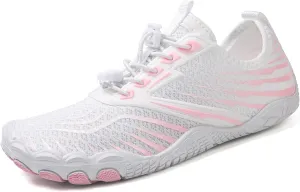 Barefoot Womens Men Pro Shoes with Wide Toe Box Healthy and Non-Slip Breathable Fashion Hiking Footwear Shoe Unisex Pro Box Outdoor Lightweight Hike Athletic Walking Running Sneakers Unisex