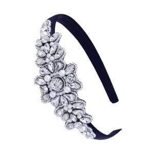 Beaupretty Rhinestone Headband Baroque Headbands Women for Girls Beautiful Hair Hoops
