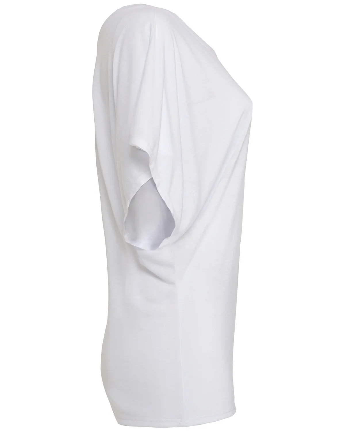 Bella   Canvas Ladies' Flowy Draped Sleeve Dolman T-Shirt