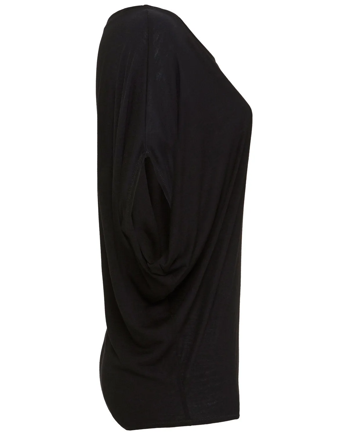 Bella   Canvas Ladies' Flowy Draped Sleeve Dolman T-Shirt