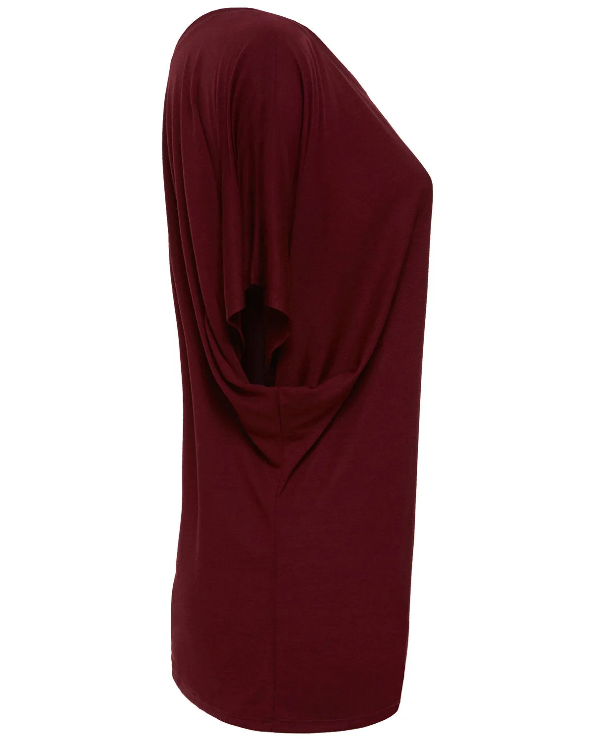 Bella   Canvas Ladies' Flowy Draped Sleeve Dolman T-Shirt