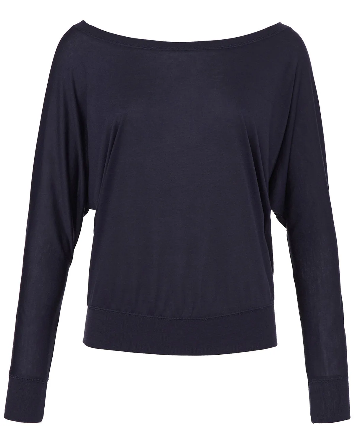 Bella   Canvas Ladies' Flowy Long-Sleeve Off Shoulder T-Shirt