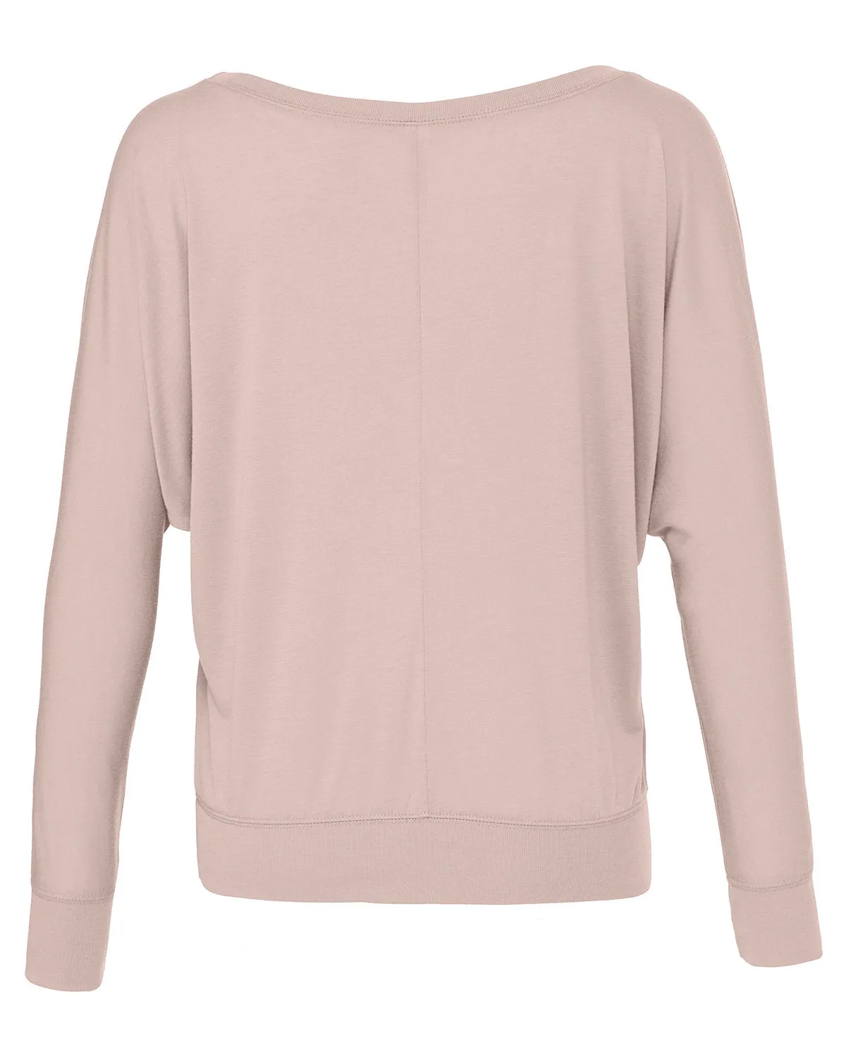Bella   Canvas Ladies' Flowy Long-Sleeve Off Shoulder T-Shirt