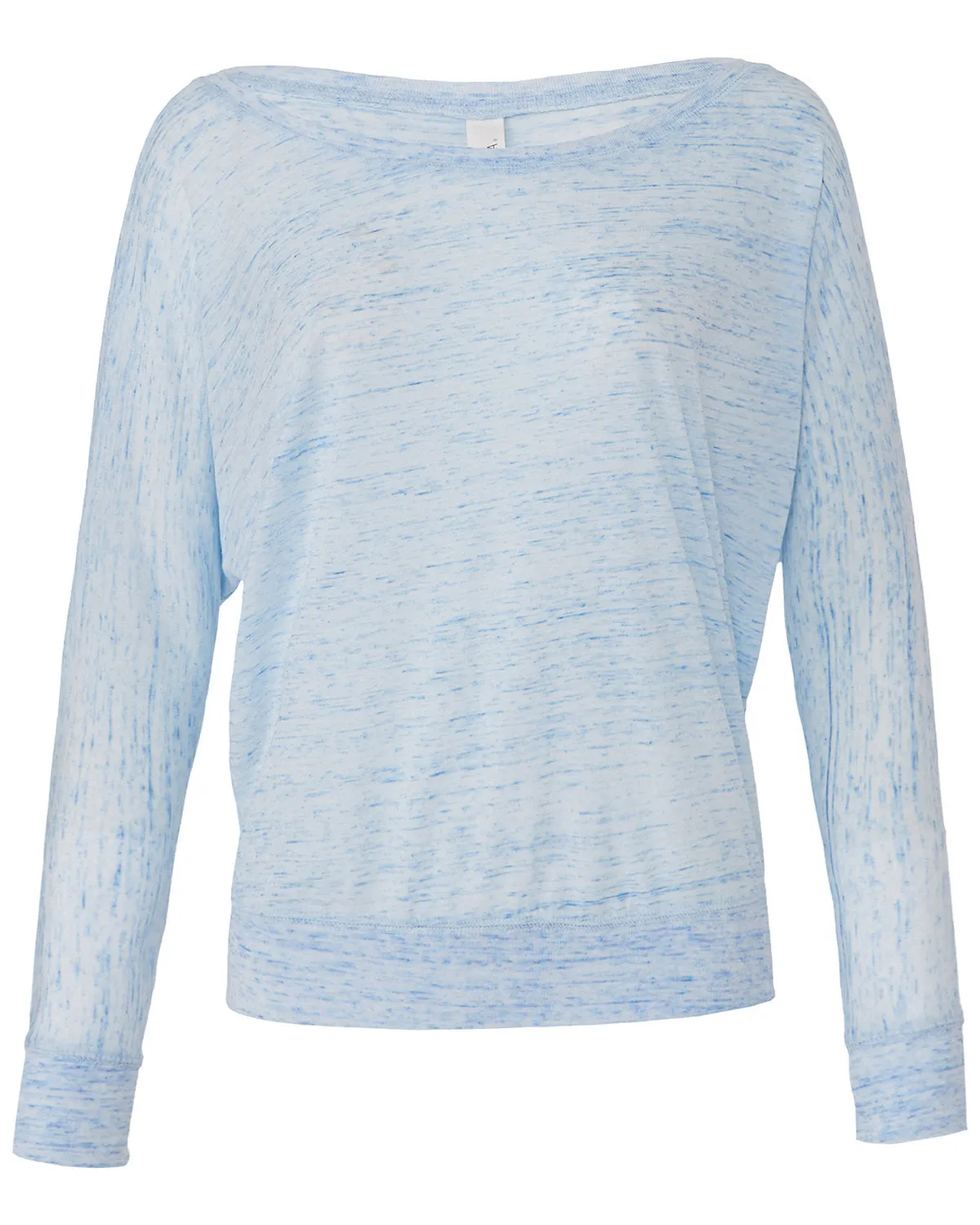 Bella   Canvas Ladies' Flowy Long-Sleeve Off Shoulder T-Shirt