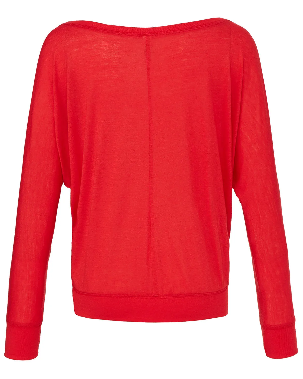 Bella   Canvas Ladies' Flowy Long-Sleeve Off Shoulder T-Shirt