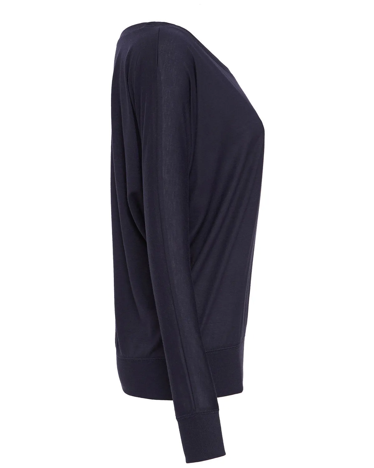 Bella   Canvas Ladies' Flowy Long-Sleeve Off Shoulder T-Shirt