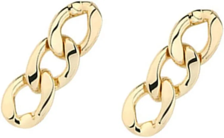 BESTYASH Stylish Gold Chain Earrings for Women Dangle Earrings Minimalist Design Comfortable