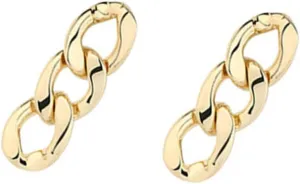 BESTYASH Stylish Gold Chain Earrings for Women Dangle Earrings Minimalist Design Comfortable