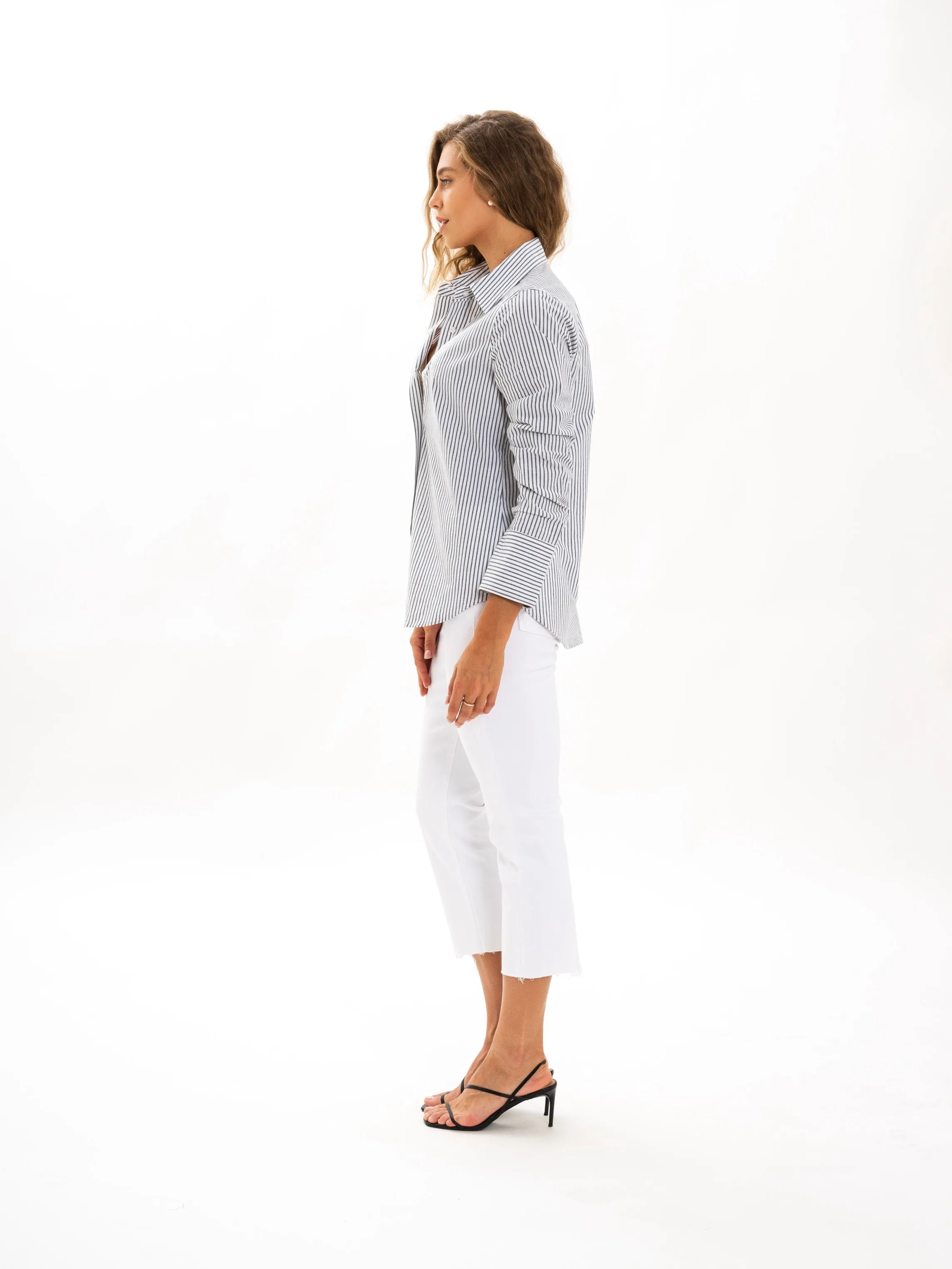 Billy Classic Button Down In Black & White