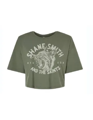 Bobcat Crop Tee - 2 colors